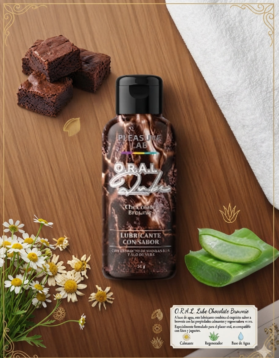 O.R.A.L. Lubricante Lube Sabor Chocolate Brownie (30 g) Cod. 135
