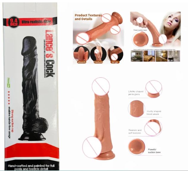 Masturbador Dildo medida 24cm Cod. 1390