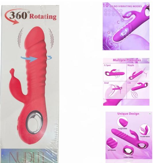 Vibrador Conejo Multiuso con Calentamiento Térmico 7 Vibraciones