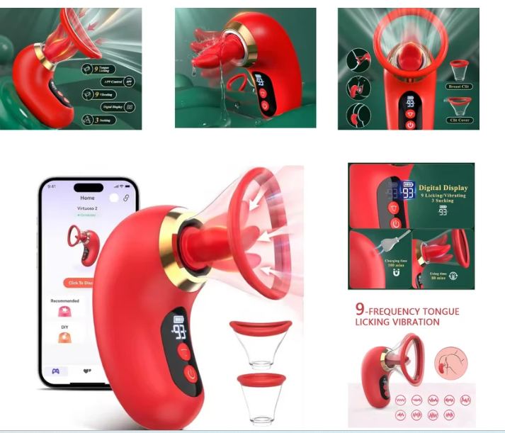 Succionador Estimulador con Lengua y Control por App Cod. 3153