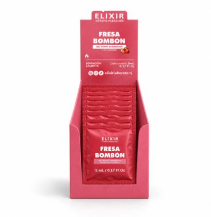 Lubricante Saborizado Fresa Bombon Elixir Cod. 3172