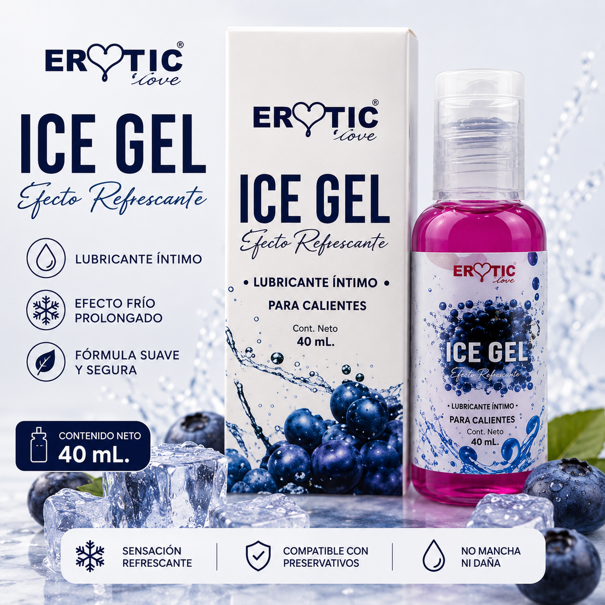 Ice Gel Erotic Love x 40ml Cod. 541
