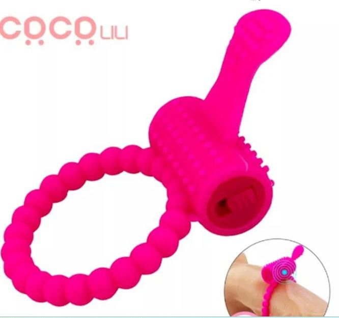 Anillo con Lengua y Vibración Fucsia Cod. 904