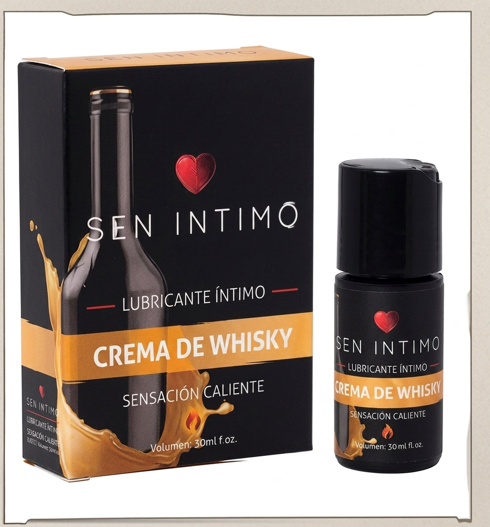 Sen Intimo Lubricante Íntimo de Crema de Whisky (Sensación Caliente) Cod. 96