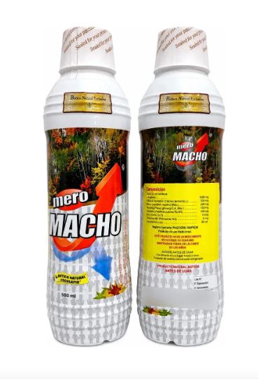 Mero Macho x 550ml Bebida Energética Natural Cod. 1116